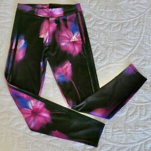 Adidas Aeroready Performance Long Tights Girls Size 10/12